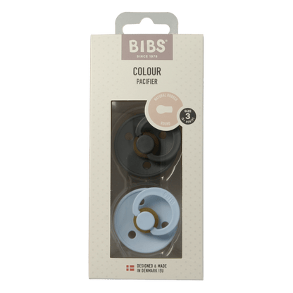 Bibs Fopspeen maat 3 baby blue 2 Stuks - DrogistWereld
