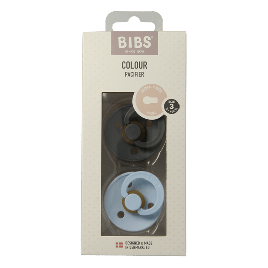 Bibs Fopspeen maat 3 baby blue 2 Stuks - DrogistWereld