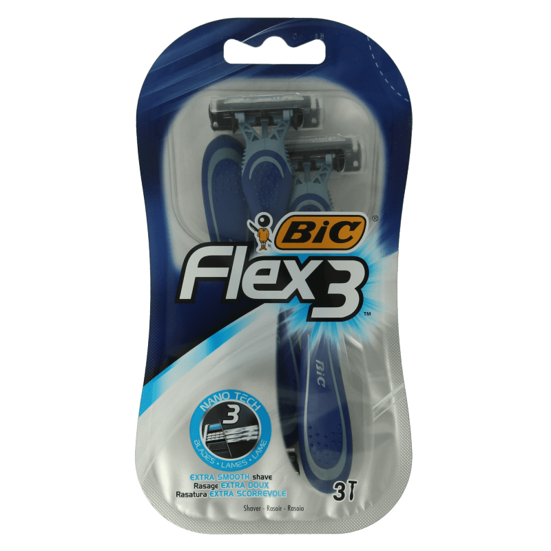 BIC Flex 3 comfort 3 Stuks - DrogistWereld