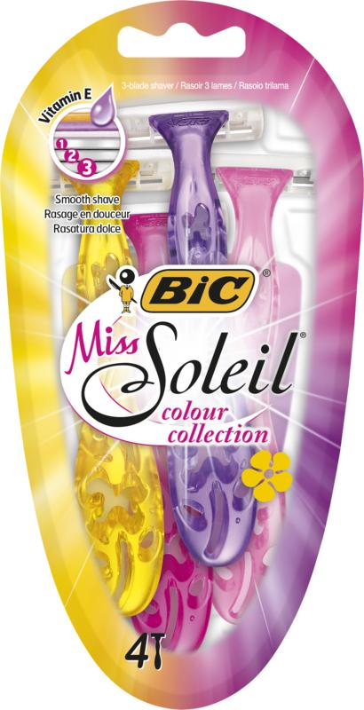BIC Miss soleil color collection scheermesjes 4 Stuks - DrogistWereld