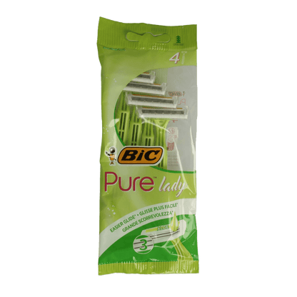 BIC Pure lady pouch 4 Stuks - DrogistWereld