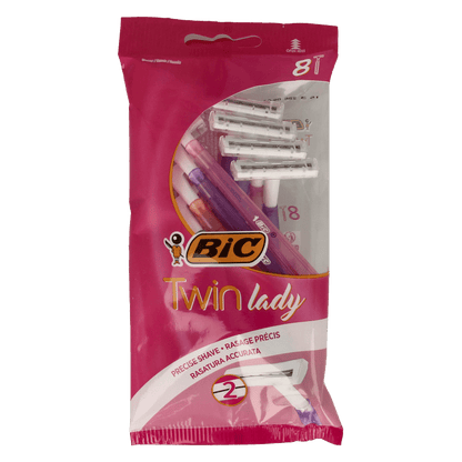 BIC Twin lady shaver pouch 8 8 Stuks - DrogistWereld