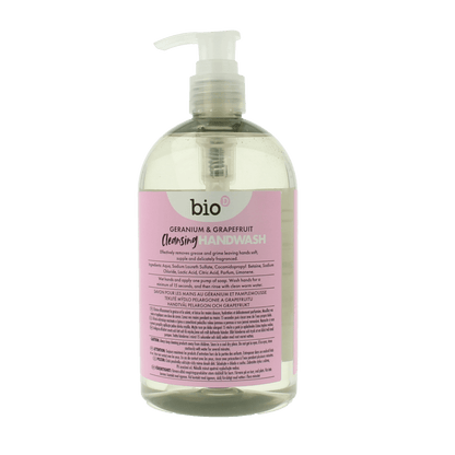 Bio - D Handzeep vloeibaar geranium & grapefruit 500 Milliliter - DrogistWereld