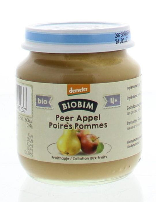 Biobim Appel peer 4 maanden demeter bio 125 Gram - DrogistWereld