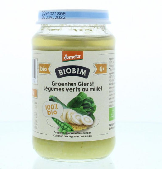 Biobim Groenten gierst 6+ maanden demeter bio 190 Gram - DrogistWereld