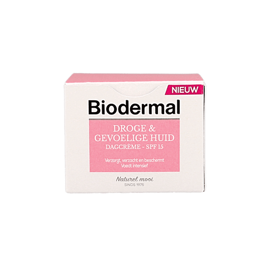 Biodermal Dagcreme droge en gevoelige huid 50 Milliliter - DrogistWereld