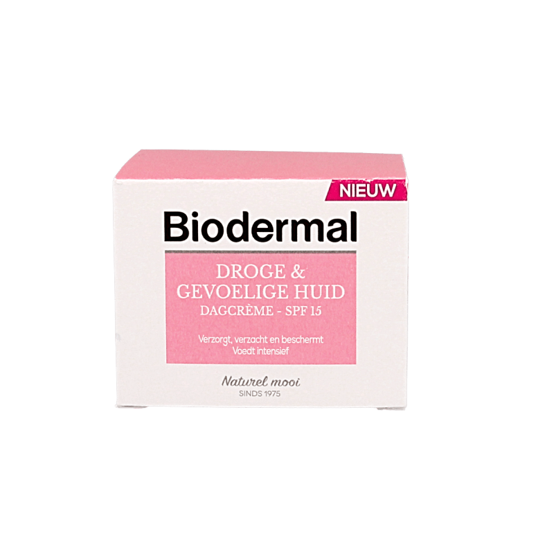 Biodermal Dagcreme droge en gevoelige huid 50 Milliliter - DrogistWereld