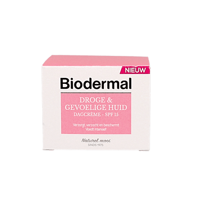 Biodermal Dagcreme droge en gevoelige huid 50 Milliliter - DrogistWereld
