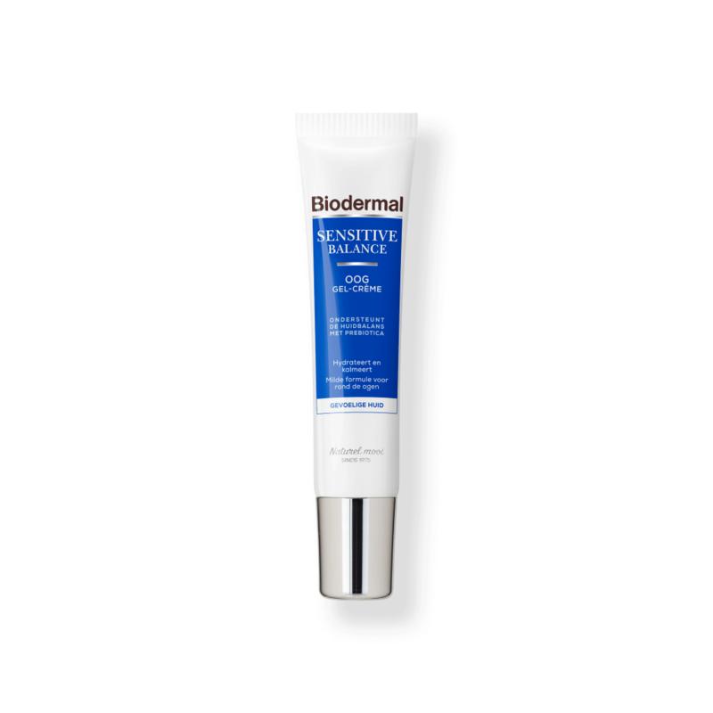 Biodermal Sensitive balance oog gel - creme 15 Milliliter - DrogistWereld