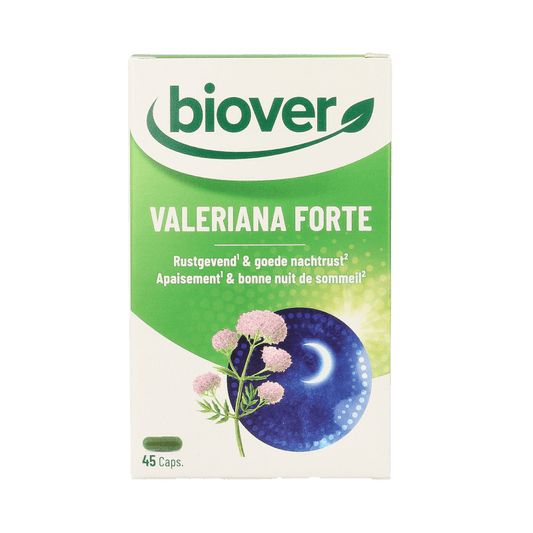 Biover Valeriana forte 45 Capsules - DrogistWereld