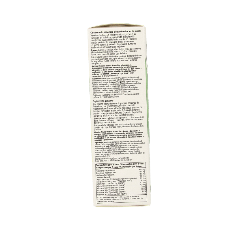 Biover Valeriana forte 45 Capsules - DrogistWereld
