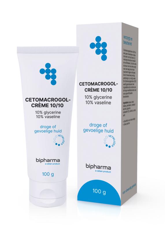 Bipharma Cetomacrogol creme 10/10 100 Gram - DrogistWereld