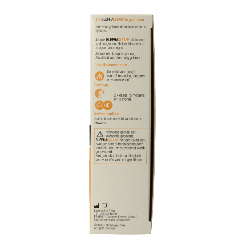 Blephaclean Kompressen 20 Stuks - DrogistWereld