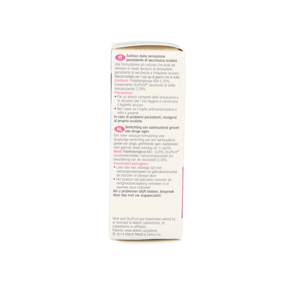 Blink Intensive tears plus oogdruppels 10 Milliliter - DrogistWereld