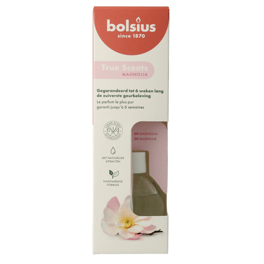 Bolsius True Scents geurverspreider magnolia 60 Milliliter - DrogistWereld