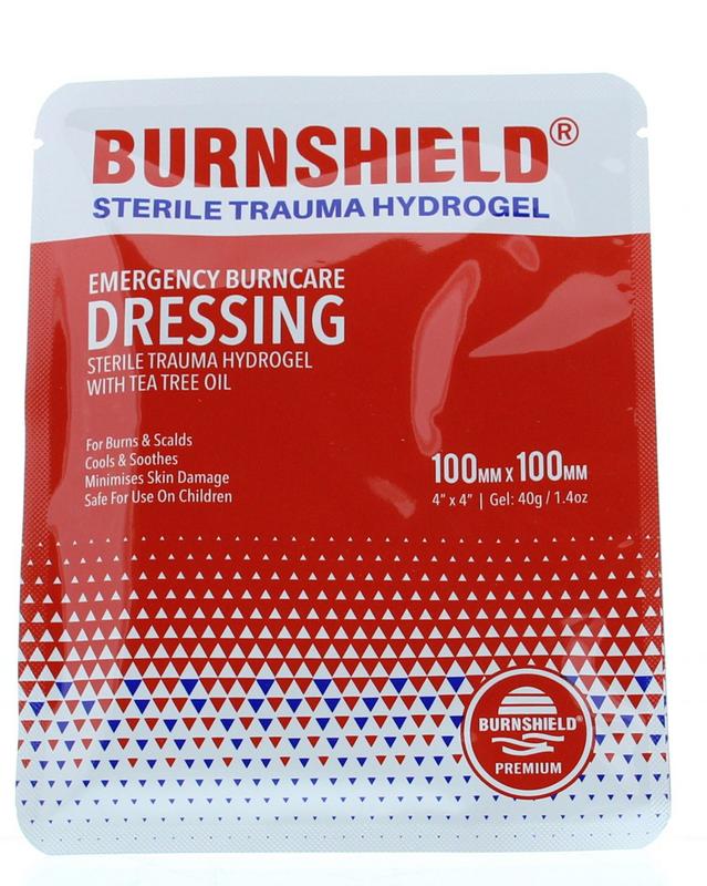 Burnshield Hydrogel kompres 10 x 10cm 1 Stuks - DrogistWereld