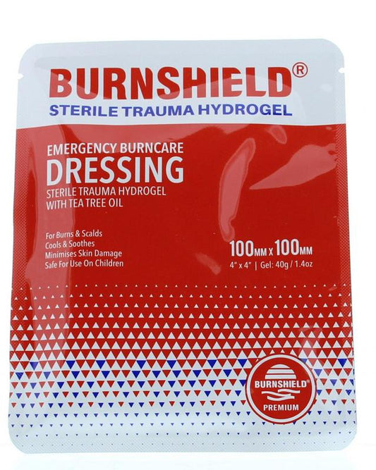 Burnshield Hydrogel kompres 10 x 10cm 1 Stuks - DrogistWereld