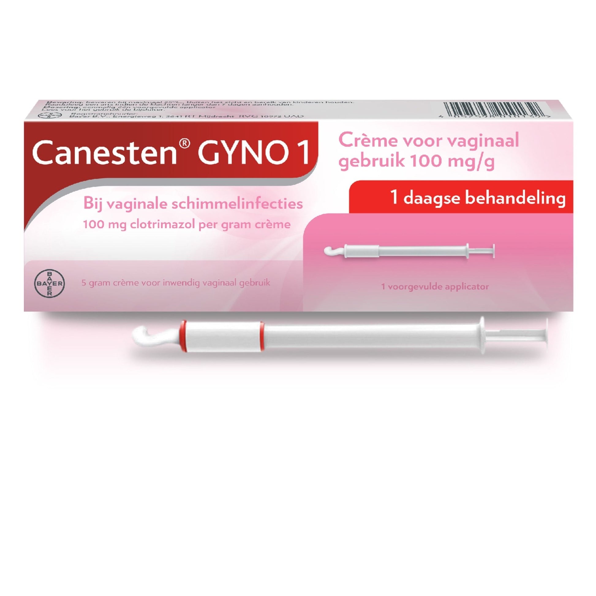 Canesten Gyno 1 creme 5 Gram - DrogistWereld