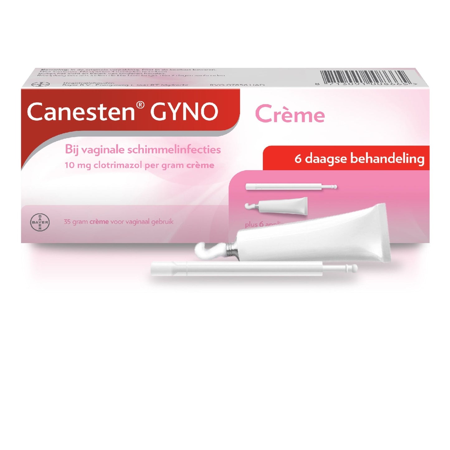 Canesten Gyno creme (6 applicaties) 35 Gram - DrogistWereld
