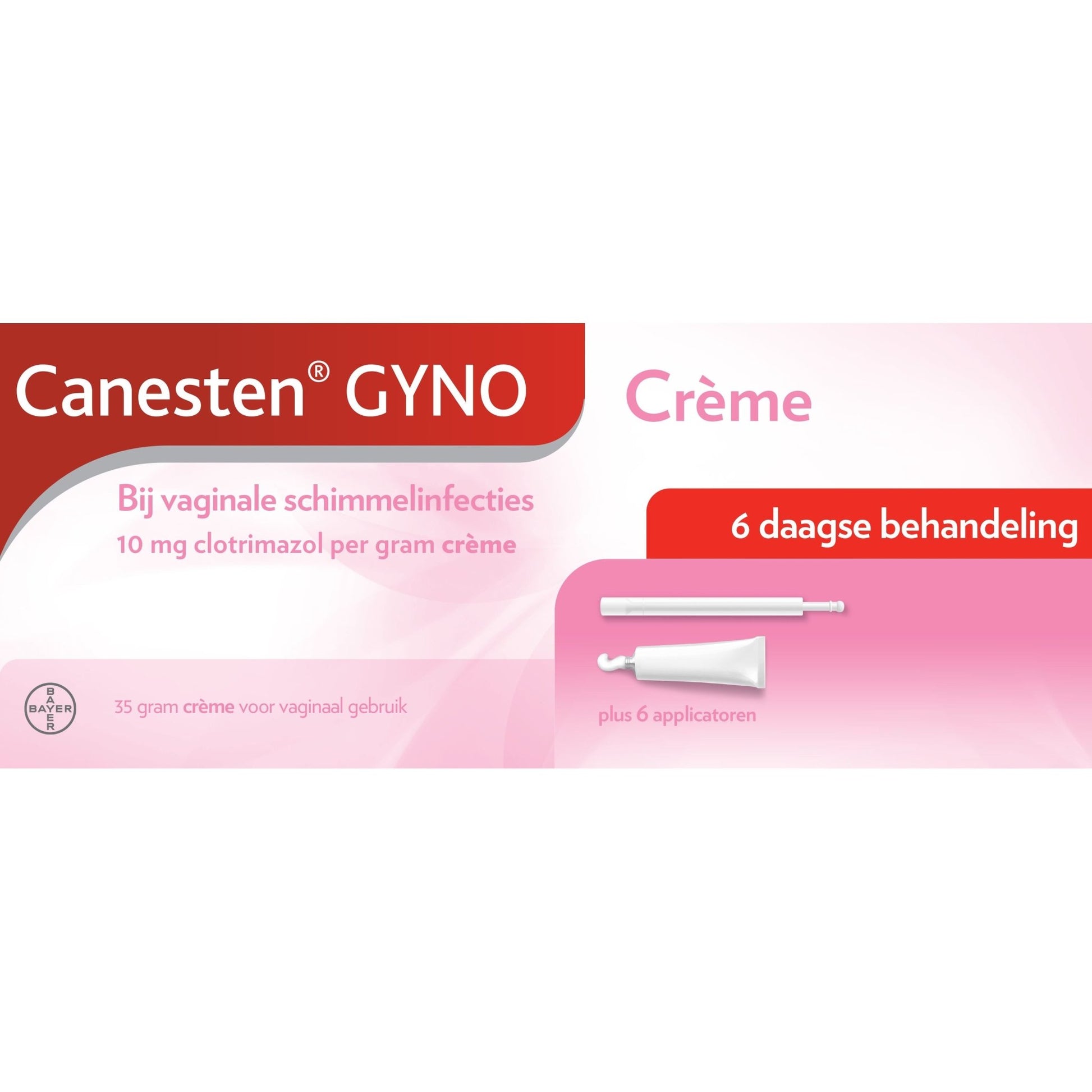 Canesten Gyno creme (6 applicaties) 35 Gram - DrogistWereld