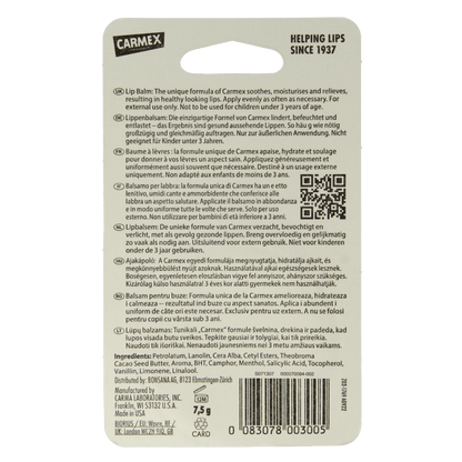 Carmex Lip balm classic potje 7.5 Gram - DrogistWereld
