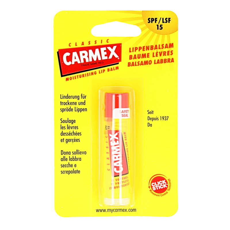 Carmex Lip balm classic stick 4.3 Gram - DrogistWereld
