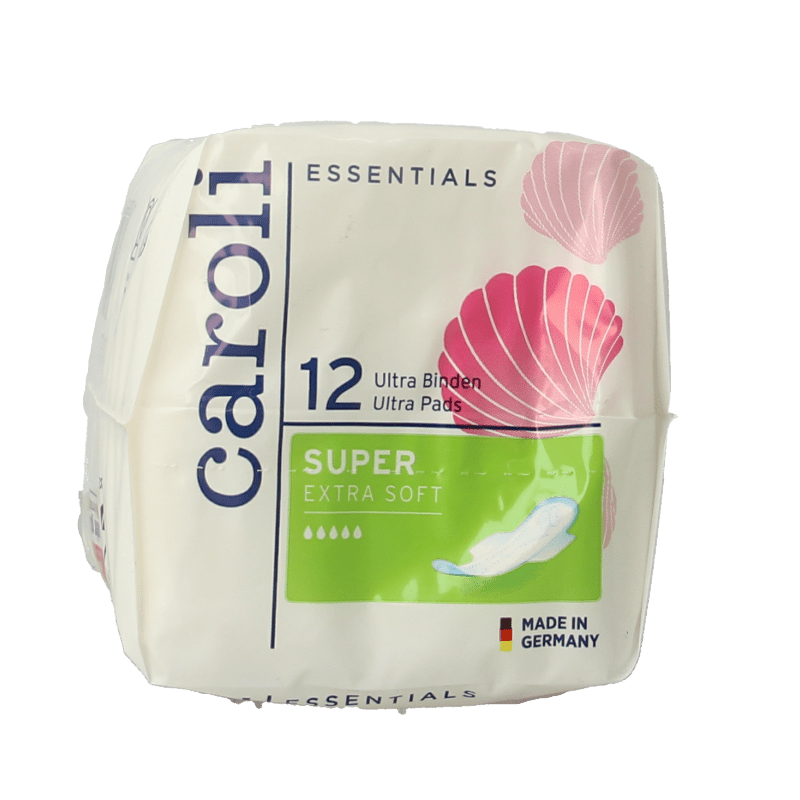 Caroli Maandverband ultra super plus 12 Stuks - DrogistWereld
