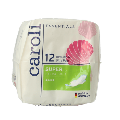 Caroli Maandverband ultra super plus 12 Stuks - DrogistWereld