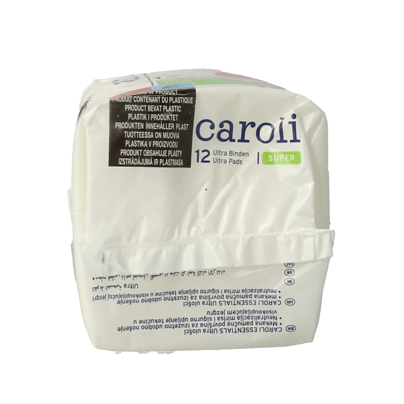 Caroli Maandverband ultra super plus 12 Stuks - DrogistWereld