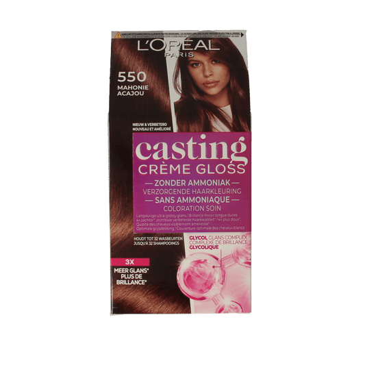 Casting Casting creme gloss 550 Licht Mahoniebruin 1 Set - DrogistWereld