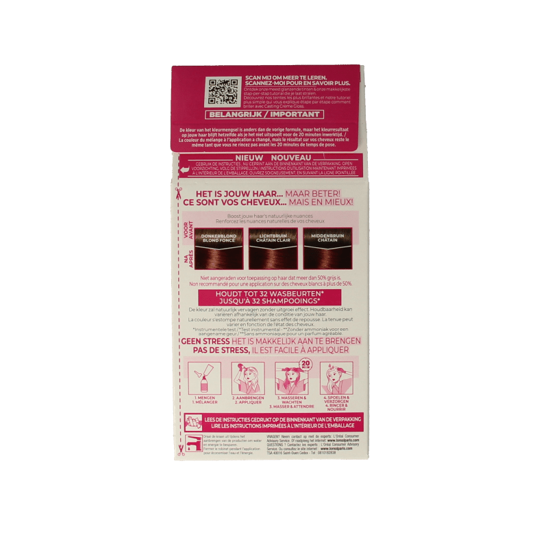 Casting Casting creme gloss 550 Licht Mahoniebruin 1 Set - DrogistWereld
