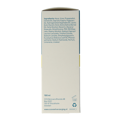 CCS Foot pro all in one 100 Milliliter - DrogistWereld