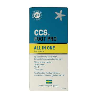 CCS Foot pro all in one 100 Milliliter - DrogistWereld