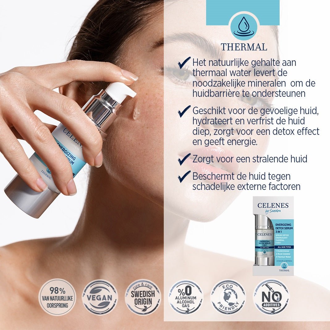 Celenes Thermal 3 in 1 detox serum 30 Milliliter - DrogistWereld