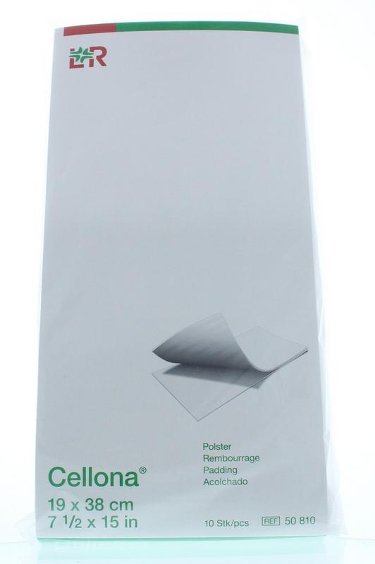 Cellona Polstervilt 19 x 38cm wit 10 Stuks - DrogistWereld