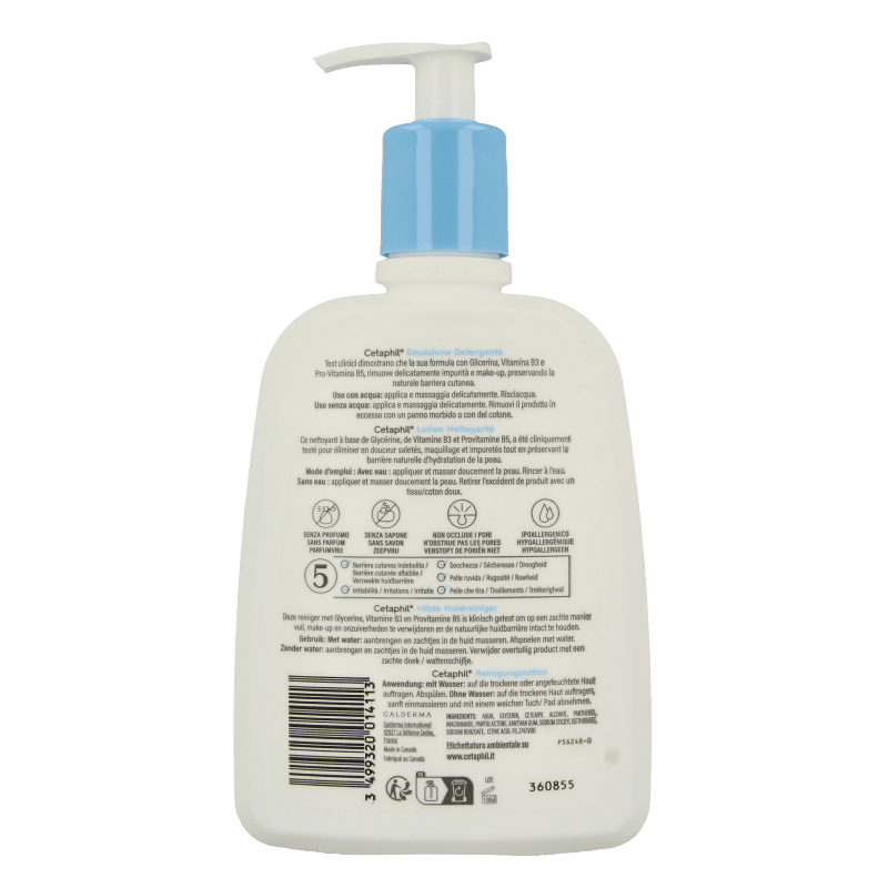 Cetaphil Milde huidreiniger 470 Milliliter - DrogistWereld