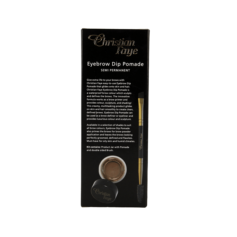 Christian Faye Eyebrow dip pomade dark brown 4.5 Gram - DrogistWereld