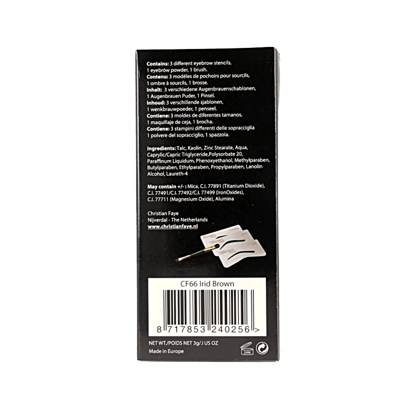 Christian Faye Eyebrow irid brown 3 Gram - DrogistWereld