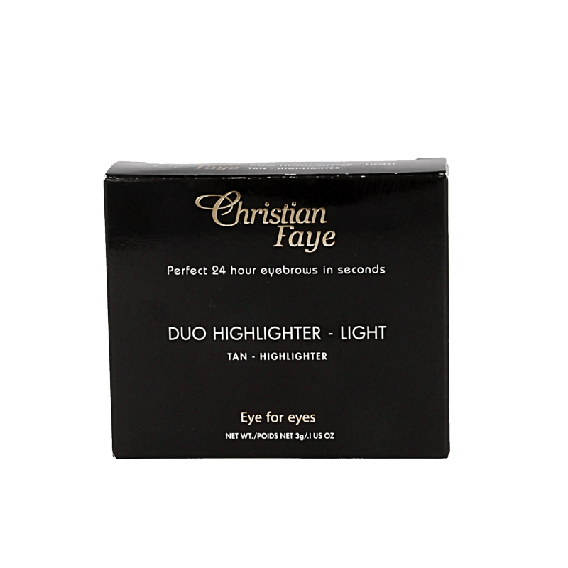 Christian Faye Eyebrow make up duo highlighter light 1 Stuks - DrogistWereld