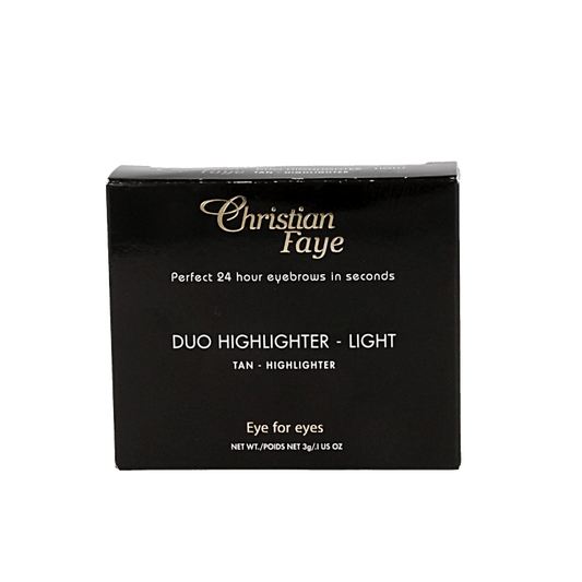 Christian Faye Eyebrow make up duo highlighter light 1 Stuks - DrogistWereld