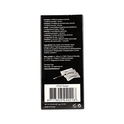 Christian Faye Eyebrow taupe 3 Gram - DrogistWereld