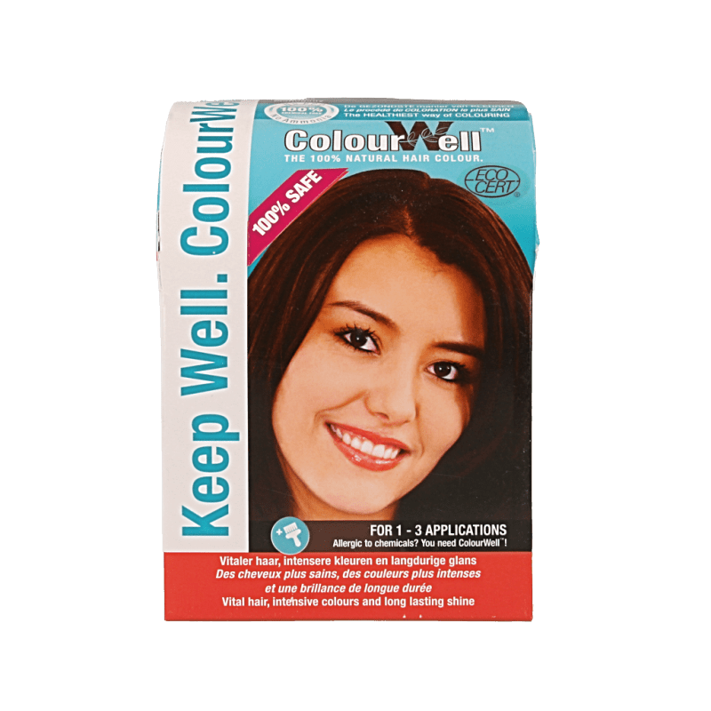 Colourwell 100% Natuurlijke haarkleur mahonie 100 Gram - DrogistWereld