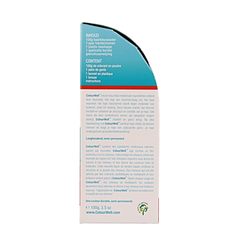 Colourwell 100% Natuurlijke haarkleur mahonie 100 Gram - DrogistWereld