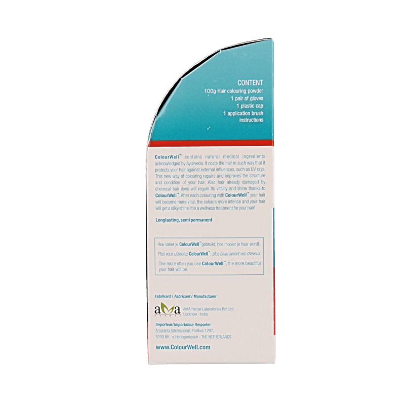 Colourwell 100% Natuurlijke haarkleur mahonie 100 Gram - DrogistWereld