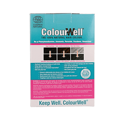Colourwell 100% Natuurlijke haarkleuring mild zwart 100 Gram - DrogistWereld