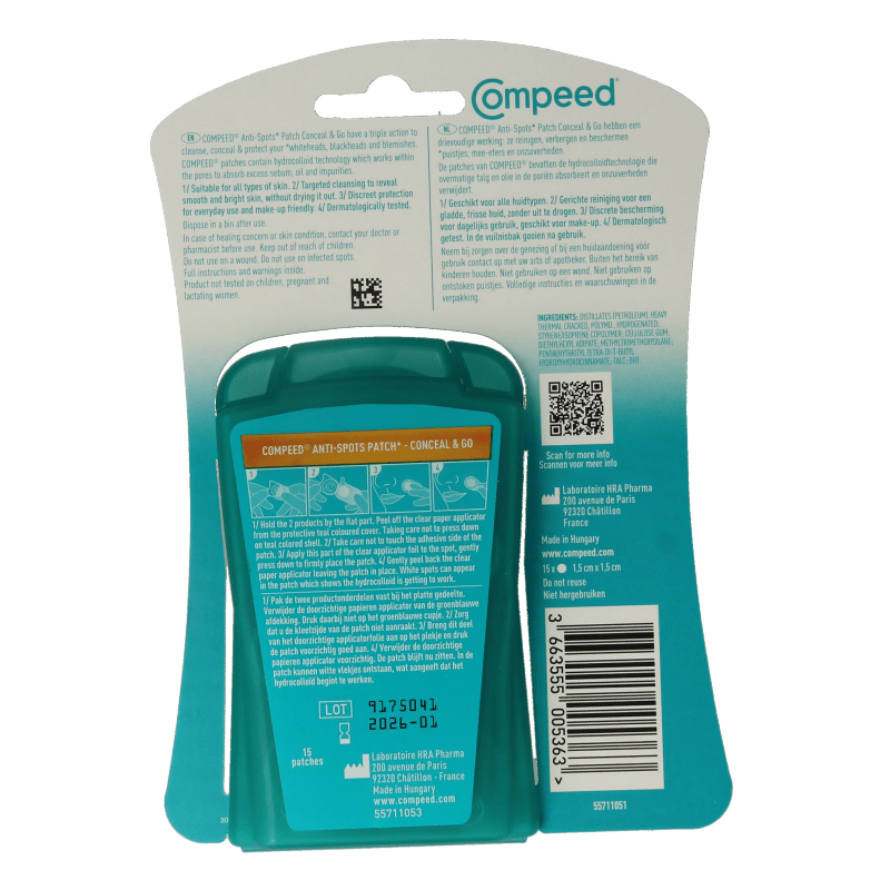 Compeed Anti - Spots conceal & go 15 Stuks - DrogistWereld