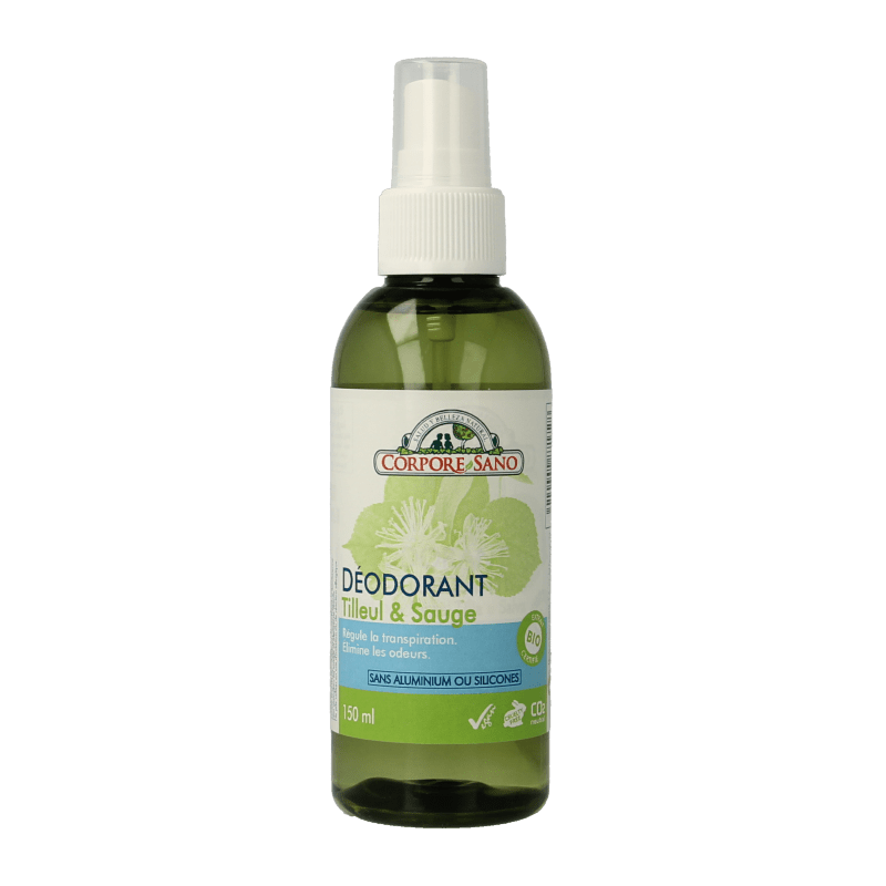 Corpore Sano Deodorant spray salie en linde 150 Milliliter - DrogistWereld