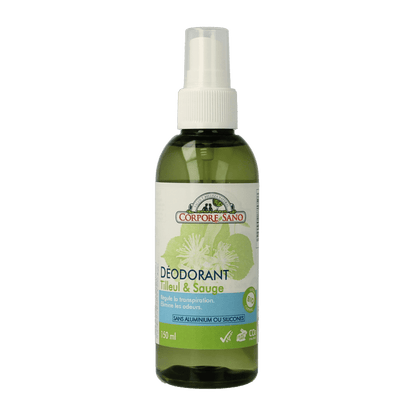Corpore Sano Deodorant spray salie en linde 150 Milliliter - DrogistWereld