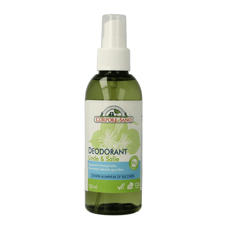 Corpore Sano Deodorant spray salie en linde 150 Milliliter - DrogistWereld