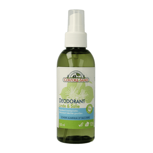 Corpore Sano Deodorant spray salie en linde 150 Milliliter - DrogistWereld